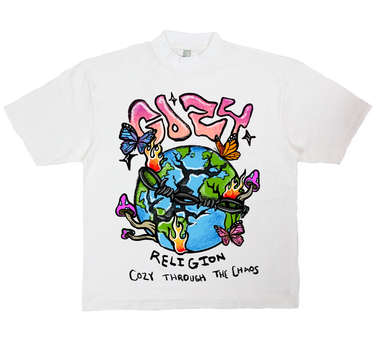 "Cozy Thru Chaos" Tee