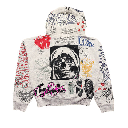 "GRAFFITI" Zip up