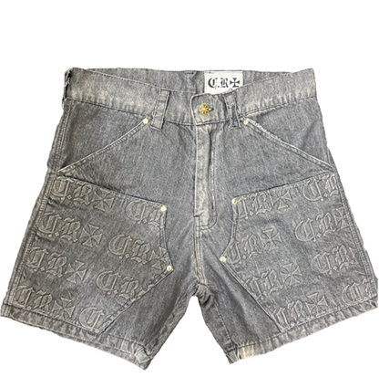 "CR MONOGRAM" Denim Shorts