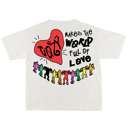 "World Love" Oversize Tee