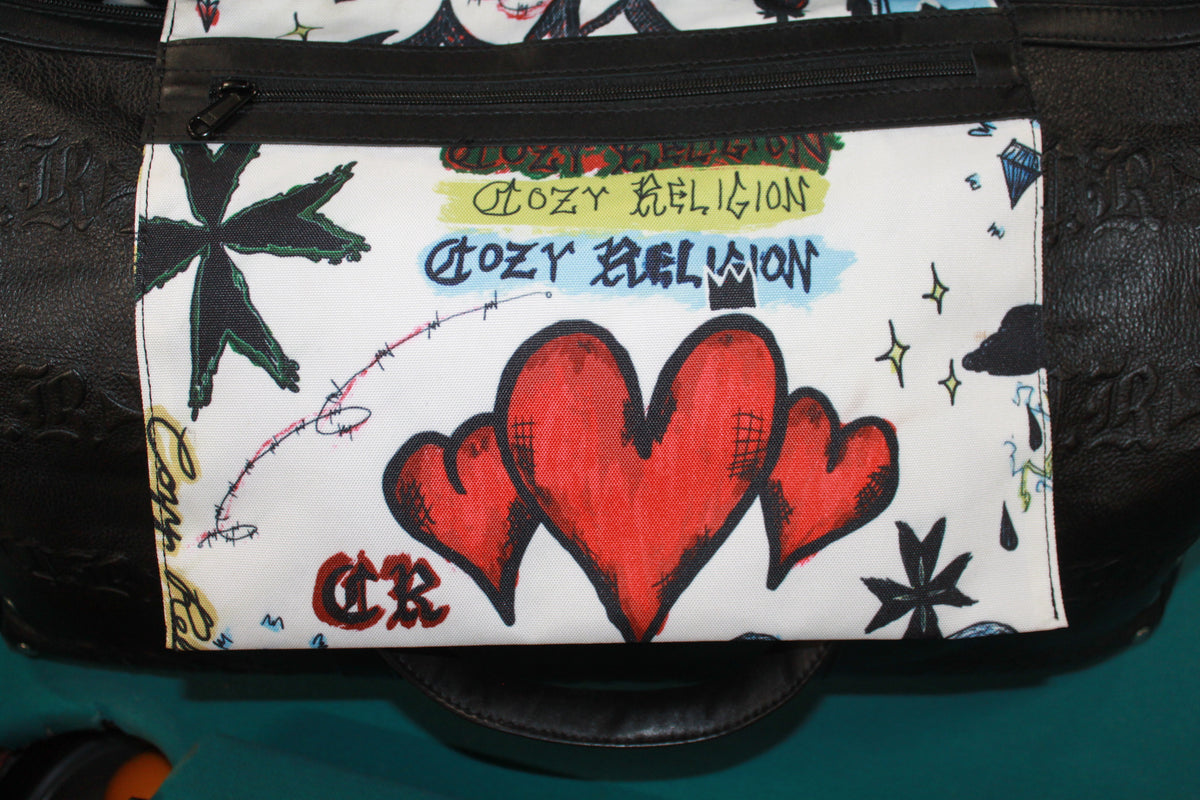 "MARTYR NOIR" Leather Bag